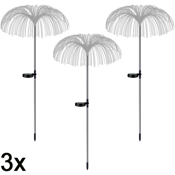 3x Dritat Tropikale Solare për Kopsht | LUMIPALM