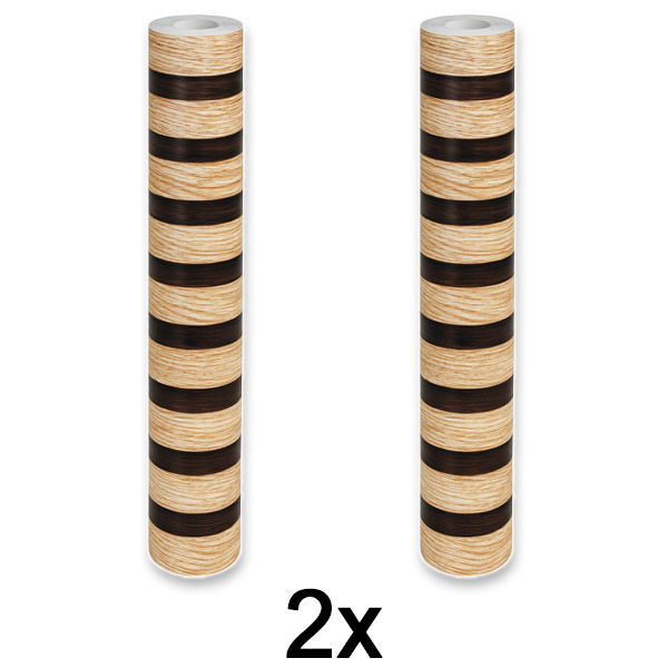 2x Stiker Elegant i Murit me Efekt Druri | LINEWALL