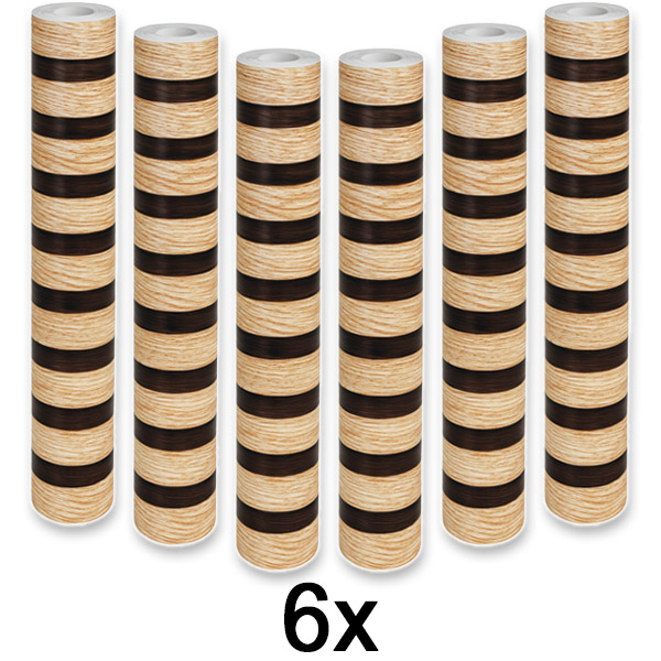 6x Stiker Elegant i Murit me Efekt Druri | LINEWALL